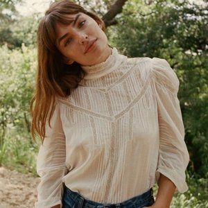 Doen Albertine Victorian Puff Sleeve Blouse